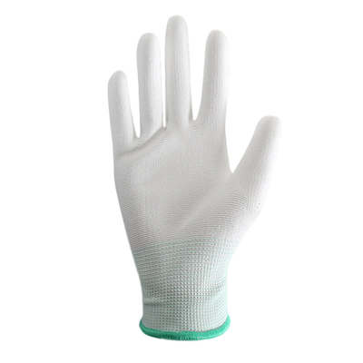 Weiße Grey Hand Antistatic Gloves For Elektronik Sicherheits-Inspektions-Baumwolle-ESD