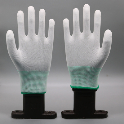 Weiße Grey Hand Antistatic Gloves For Elektronik Sicherheits-Inspektions-Baumwolle-ESD
