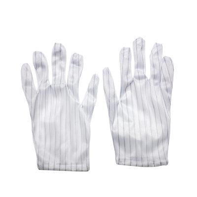 Polyester statische ESD-Antihandschuhe punktierte fusselfreies PVC ESD-Handschuhe