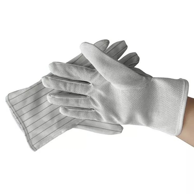 PU beschichtete ESD-Schutzhandschuhe schwarzes Grey Colors Breathable Work Gloves