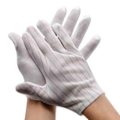 PU beschichtete ESD-Schutzhandschuhe schwarzes Grey Colors Breathable Work Gloves