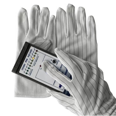 PU beschichtete ESD-Schutzhandschuhe schwarzes Grey Colors Breathable Work Gloves