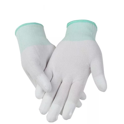 Elektronische Arbeit PUs statischer Esd-Antihandschuh mit PVC Dot Coated