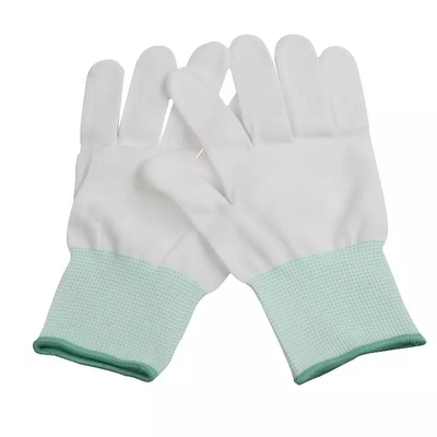 Elektronische Arbeit PUs statischer Esd-Antihandschuh mit PVC Dot Coated