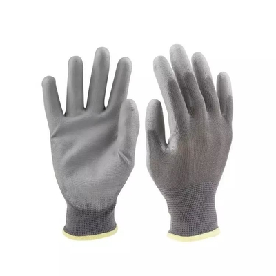 Nylon strickte überzogene Cleanroom-Palme elektrostatische Antihandschuhe PUs passte ESD-Schutzhandschuhe