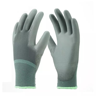 Nylon strickte überzogene Cleanroom-Palme elektrostatische Antihandschuhe PUs passte ESD-Schutzhandschuhe