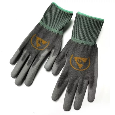 Statische Antihandschuhe übergeben Stricken der Schutz-das Arbeitssicherheits-Kohlenstoff-Faser-13g