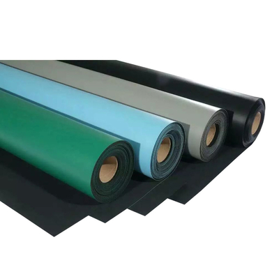 Blaue grüne schwarze 2mm 3mm elektrostatische Haut ESD Gummi-Mat For Workbench