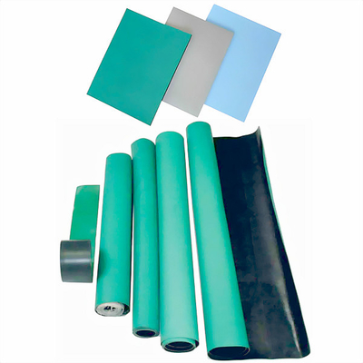 Blaue grüne schwarze 2mm 3mm elektrostatische Haut ESD Gummi-Mat For Workbench