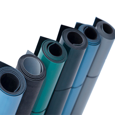 Langlebiges Vinyl-ESD-antistatischer PVC-Boden Mat Customized Size Blue Color