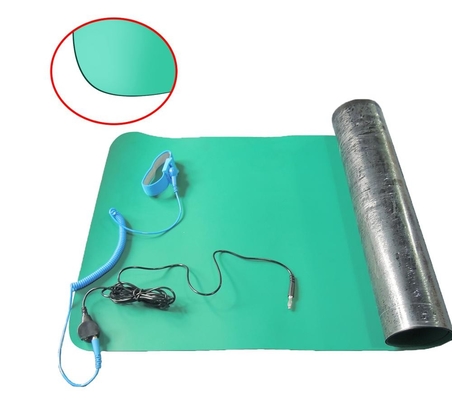 Grünes 1.2mx10m 2mm ESD antistatischer Gummi-Mat For Workbench Table