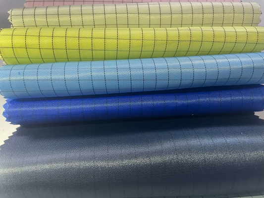 Statischer ESD leitfähiger Antifaden 100D*100D des Gewebe-98% Polyester-2%