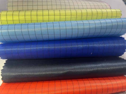 Statisches leitfähiges Baumwolltwill-Antigewebe 65% Polyester-35% für Esd-Kleidung