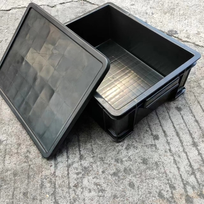 Antistatischer Plastikteilverpackender gewölbter Behälter Tray Pallet Bin Conductive Boxe Magazin ESD