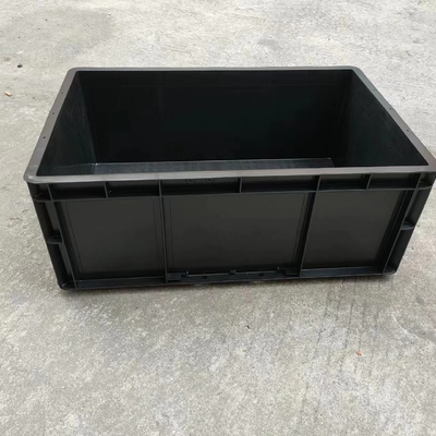 Esd-Behälter dauerhafter antistatischer schwarzer elektronischer Tote Conductive Carrying Caseesd Storage Plastikkasten Esd mit Deckel
