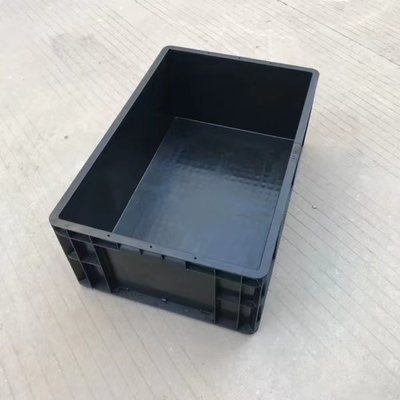 Antistatische leitfähige Cleanroom ESD-Behälter-Tray With Dividers Black Antistatic-Behälter ESD-Plastikkasten mit Abdeckung