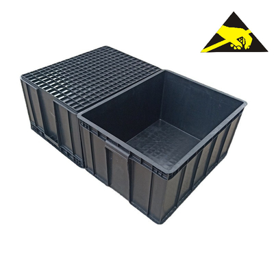 Plastik-Tray Box Bins Pp Folding logistische leitfähige statische AntiMagazine ESD logierenen großen Tote Box