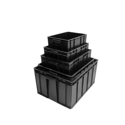 Esd runzelte Kasten-Plastikbehälter ESD antistatisches PWB, das Esd transparenten Tray Anti Static Storage Boxes für PWB verpackt
