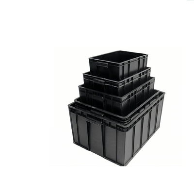 Pp.-antistatische Teilspeicher ESD-Behälter-Tray Pallet Bin Anti-Static Conductive-Kästen