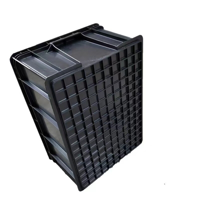 Kleines ESD sicheres Plastik packt 350*265*125mm statischer Antibehälter-glatte Laminierung ein