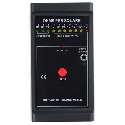 Schwarzer tragbarer ESD-Handgelenk-Bügel-Prüfvorrichtungs-statisch Elektrizitäts-Entdeckungs-Monitor