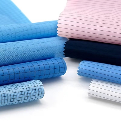 Cleanroom schrumpfen statisches ESD-Gewebe-Antipolyester beständiges Gewebe