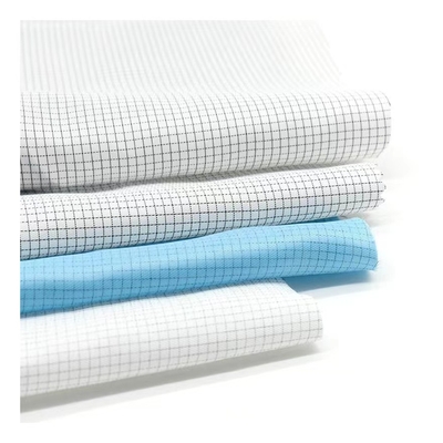 Cleanroom schrumpfen statisches ESD-Gewebe-Antipolyester beständiges Gewebe