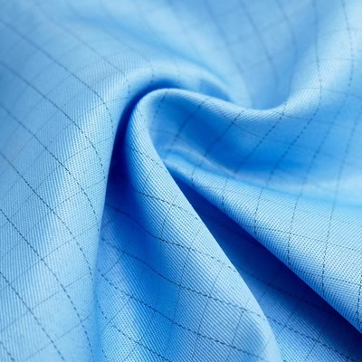 Cleanroom schrumpfen statisches ESD-Gewebe-Antipolyester beständiges Gewebe