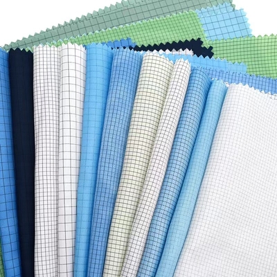 Cleanroom schrumpfen statisches ESD-Gewebe-Antipolyester beständiges Gewebe