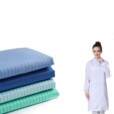 Cleanroom statisches ESD-Gewebe-Polyester-Antibaumwollgewebe 100d*100d