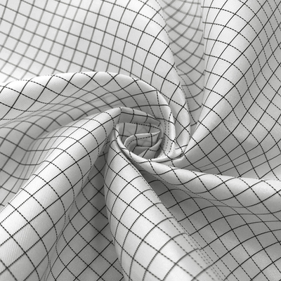 Gitter des Polyester-5mm statischer ESD-Gewebe-Taft-Antistreifen für ESD-Kleid