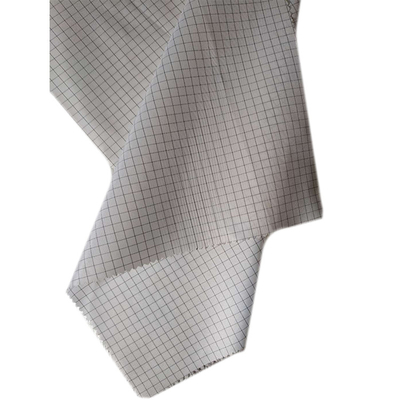 Gewebe-Laborkittel-Antipolyester 75D*75D statisches ESD für Cleanroom