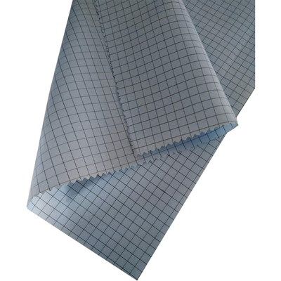 Gewebe-Laborkittel-Antipolyester 75D*75D statisches ESD für Cleanroom