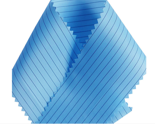Gewebe-Laborkittel-Antipolyester 75D*75D statisches ESD für Cleanroom