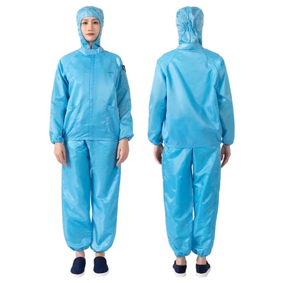 Statischer Griff-Reinraum-Antioverall Kleid-ESD 5MM Streifen-2.5mm