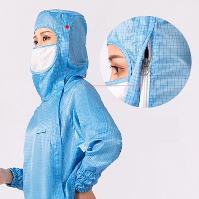Autoklavierbarer Cleanroom-statische Kleid-ESD-Staub-Beweis-Antikleidung