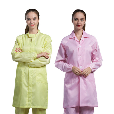 Mit Kapuze Reinraum-statisches Kleider-Antipolyester staubfreie ESD-Arbeitskleidung