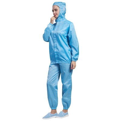 Einheitliche Reißverschlüsse staubdichte Werkstatt ESD statische Antikleiderfür Cleanroom
