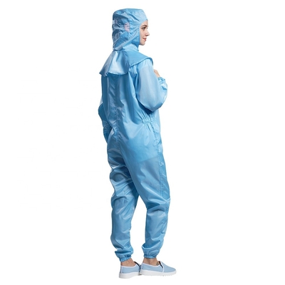 Breathable statische Antikleid-ESD-staubdichter Unisexoverall mit Reißverschluss