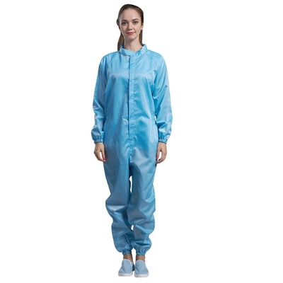 Breathable statische Antikleid-ESD-staubdichter Unisexoverall mit Reißverschluss