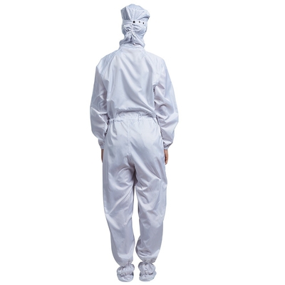 Elektronische Industrie-stehen weiße statische Kleid-ESD-AntiLaborkittel Kragen