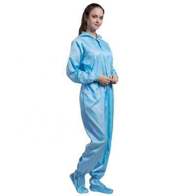 Damen-statische Antijacken ESD-bequeme Arbeitshosen des cleanroom-250g