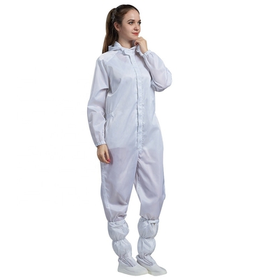 5mm Gitter-statischer Kleider-Polyester-Baumwollreinraum-Antikittel