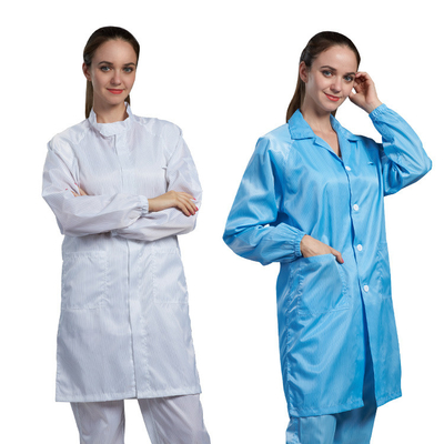Antigitter cleanroom-staubdichtes statisches Kleid-ESD-Arbeitskleidungs-5mm