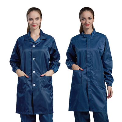 Antigitter cleanroom-staubdichtes statisches Kleid-ESD-Arbeitskleidungs-5mm
