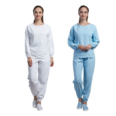 Krankenhaus-chirurgische statische Antikleider benutzten langärmliges weißes Baumwollkleid