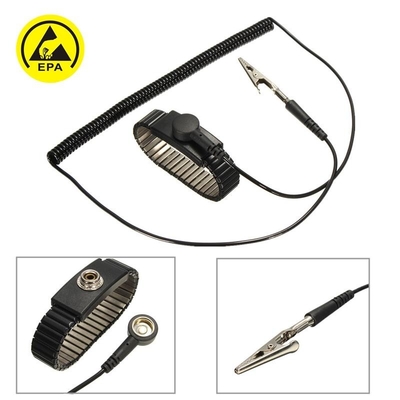 Justierbarer statisch Elektrizitäts-Armband-Handantiboden-drahtloses Clip ESD