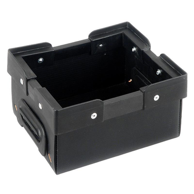 Schwarzer wasserdichter Spulen-Speicher-Band-Halter des ESD-Plastikbehälter-Kasten-SMD