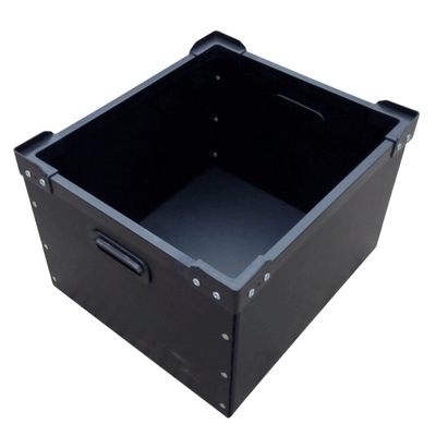 Schwarzer wasserdichter Spulen-Speicher-Band-Halter des ESD-Plastikbehälter-Kasten-SMD