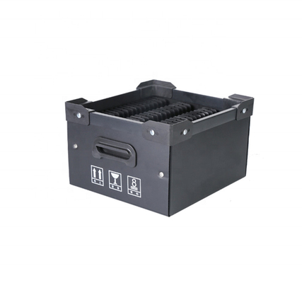 Schwarzer wasserdichter Spulen-Speicher-Band-Halter des ESD-Plastikbehälter-Kasten-SMD